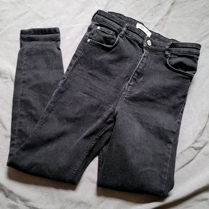Zara | Denim by TRF Black High Rise Skinny Jeans 8